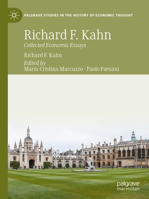 cover image of Richard F. Kahn